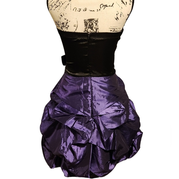 Trixxi Silk Ruffle Strapless Dress - Picture 3 of 7